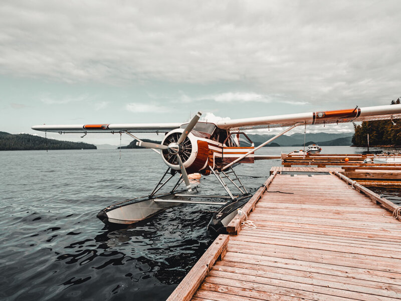 Float Plane on the dock