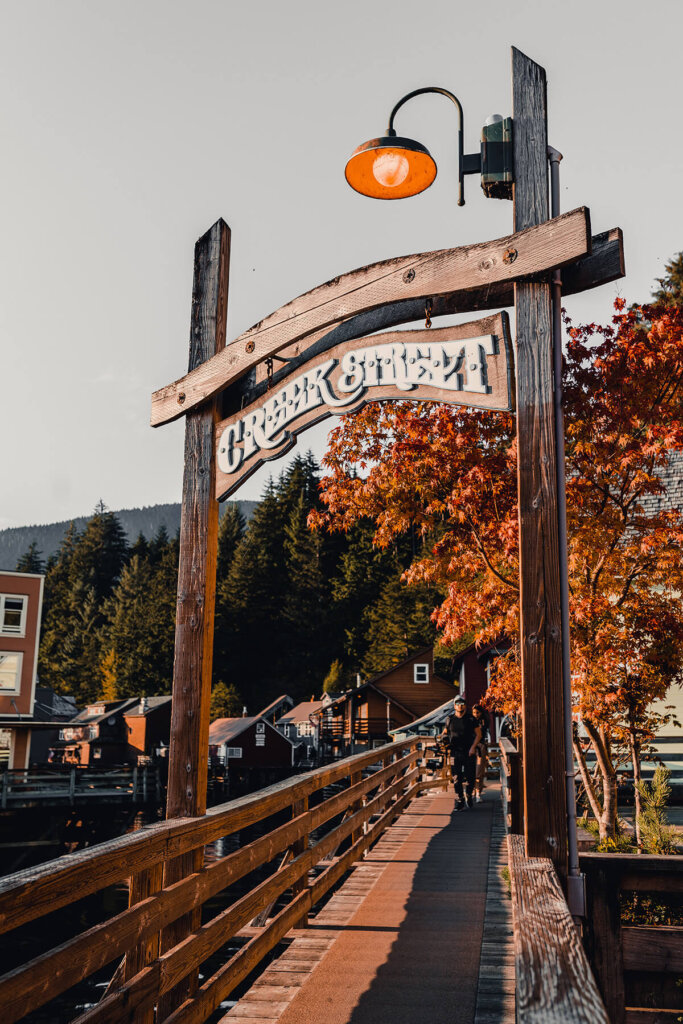 Creek Street in downtown Ketchikan