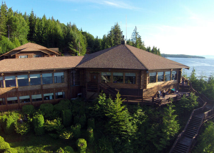 Aerial View of Salmon Falls Resort