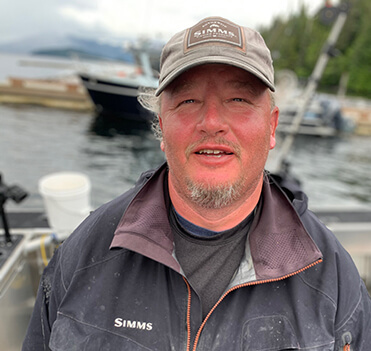 Mike Kanicianich captain photo on dock