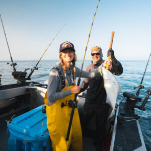 Fishing for Halibut at Salmon Falls Resort