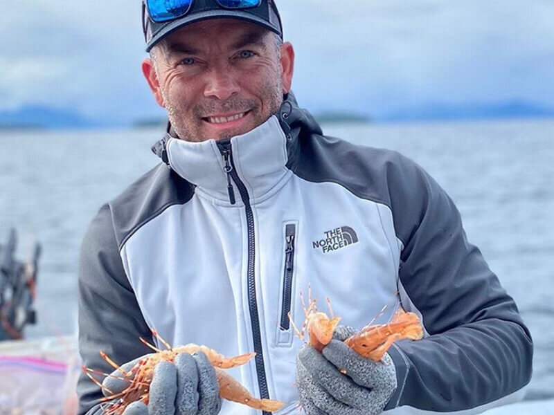 Shrimping at Salmon Falls Resort in Ketchikan