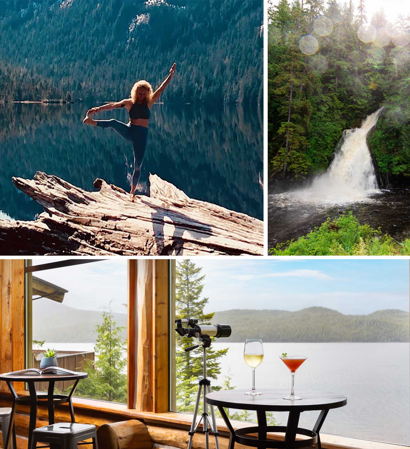 Yoga retreat at Salmon Falls